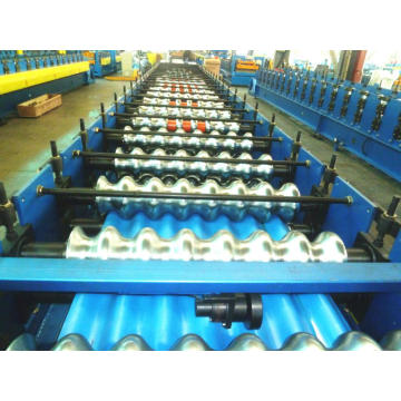 Corrugated galvanized sheet metal roofing forming machine